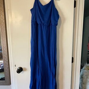 Faded Glory Royal Blue Maxi Dress